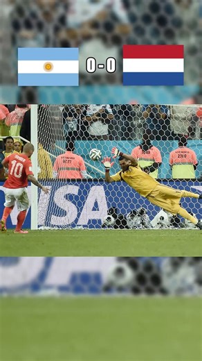 Argentina vs Netherlands 2014 😱 | World Cup Penalty Shootout | #Shorts