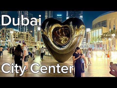 🇦🇪 DUBAI 4K 😍 | Downtown Dubai at Night 🇦🇪 | Amazing City Walking Tour