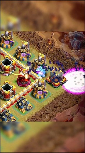 Unstoppable BAT SPELL Attack Strategy 🚀 #shorts #clashofclans