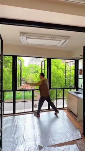 Invisible window screens designed for clean views and effective protection
