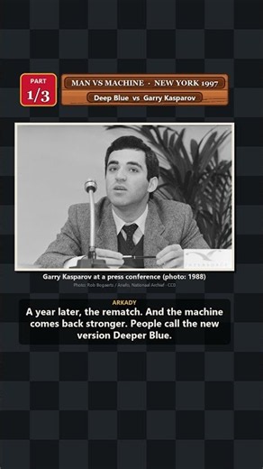 Kasparov vs Deep Blue 1997: The Day the Machine Won (1/3)
