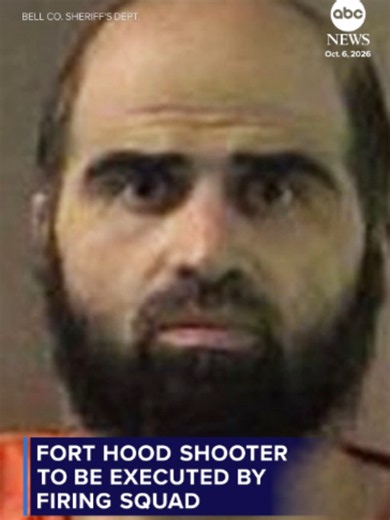 The Pentagon announced Monday that Nidal Hasan, who was sentenced to death for the 2009 mass shooting at Fort Hood, Texas, will be executed by firing squad, marking the first U.S. military execution in more than 60 years. Read more at the link in bio.