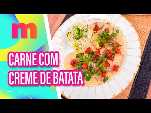 Receita Fácil de CARNE COM CREME DE BATATA CREMOSO - Mulheres (05/01/2025)