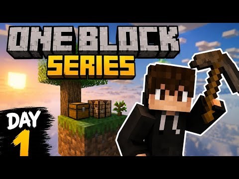🔥 From One Block to Unlimited World! Minecraft Series #1