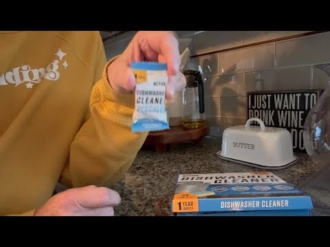 Dishwasher Cleaner And Deodorizer Tablets - 24 Pack Deep Cleaning Descaler Pods for Dish Washer Mach