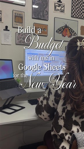 Let’s refocus on our finances this year (I’m actually talking to myself really sternly) #budgeting #frugal #newyears #googlesheets #monthlybudget