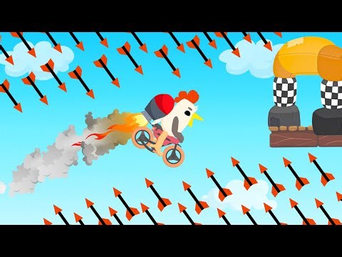 Ultimate Chicken Horse with Bikes is Insane!