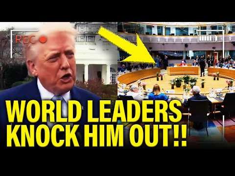 FURIOUS World Leaders STICK THE DAGGER in Trump as WAR BACKFIRES