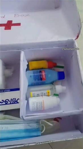 DIY First Aid Box 🧰 | Easy School Project Idea | Handmade Craft👉 How to Make First Aid Box at Home 🩹