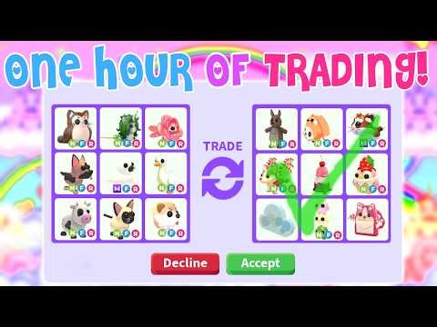 1 Hour of Trading | Adopt Me Successful Trades Roblox | Riivv3r