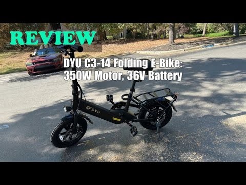 DYU C3-14 Folding E-Bike Review: 350W Motor, 25-Mile Range for City Commutes 2026