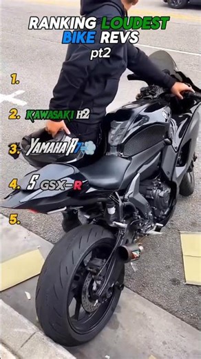 Ranking The Most Aggressive Bike Sounds PT2 #motorcycle #shorts #exhaust