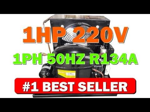 1hp 220V/1PH/50Hz R134a SC21L Hermetic Compressor Cold Storage Refrigeration Condensing - B0GGTBXHDL