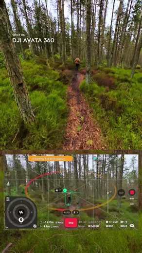 The forest is the obstacle course, and the drone passes with flying colors. 🌲| Avata 360
