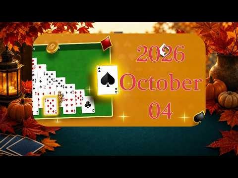 Microsoft Solitaire Daily Challenge - Pyramid Solitaire - October 04, 2026