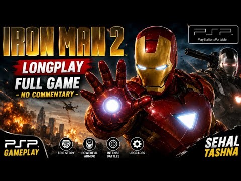 Iron Man 2 PSP Longplay | Full Game Walkthrough