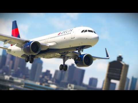 AMAZING Delta Airbus A320 Flight at Boston Airport Today