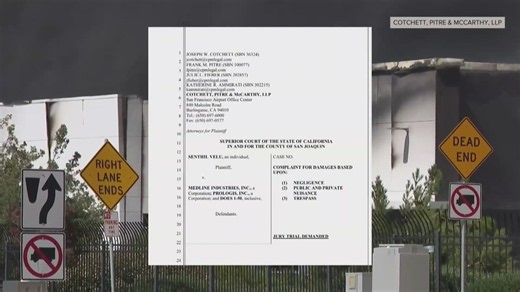 Tracy resident sues after Medline warehouse fire, citing smoke-related illness