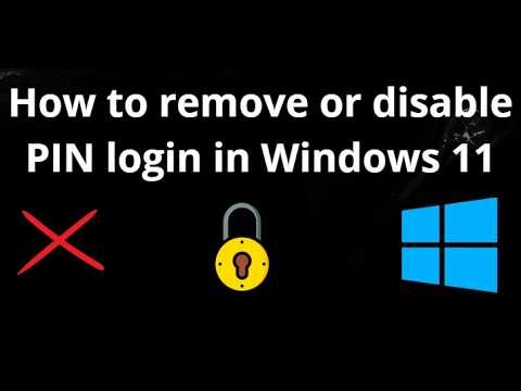 How to Remove or Disable PIN Login in Windows 11 - Complete Guide