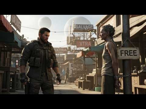 He Found an Alien Woman Chained to a Pole in the Market with a Sign: "Free—Nobody Wants Her