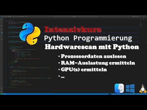 Intensivkurs Python Programmierung 🐍 - Systeminformationen mit Python ermitteln | ITWorks4U