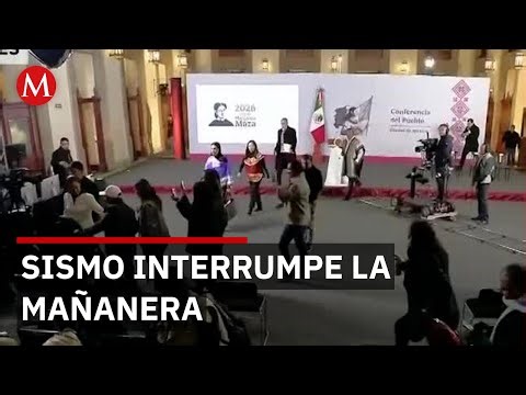 Así reaccionó Claudia Sheinbaum ante la alerta sísmica en La Mañanera