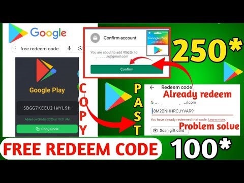 1 COIN = 1000 Free Redeem Codes | How To Get Free Redeem Code | Free Google play redeem codes