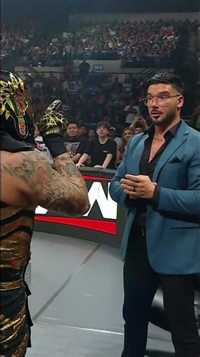 We don't tolerate any Penta trash talk up here on #WWERaw, Ethan Page! 😤