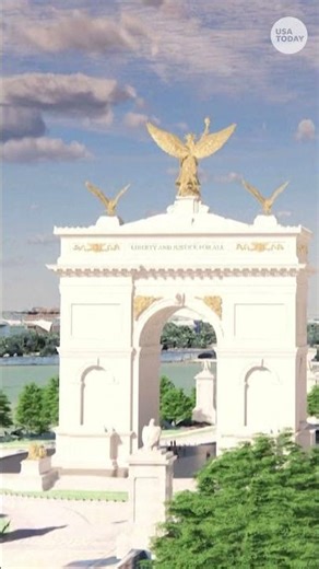USA TODAY visits the site of President Trump's future 'Triumphal Arch'