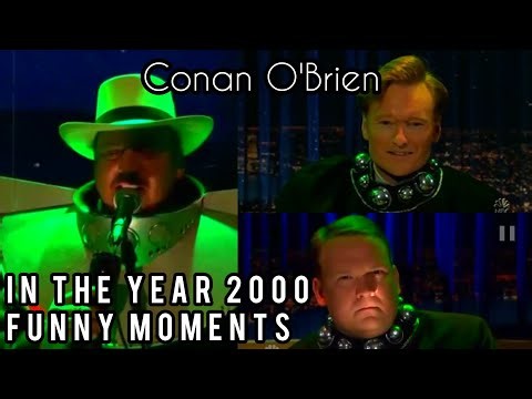 In The Year 2000 Funny Moments - Late Night With Conan O'Brien COMPILATION