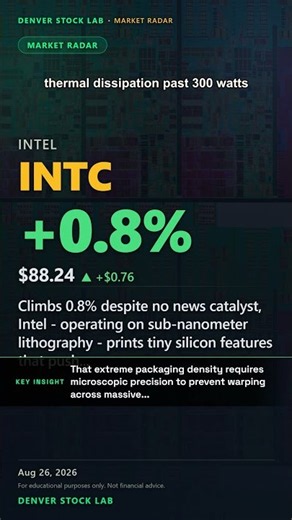 INTC Stock: What the Filing Shows #Shorts