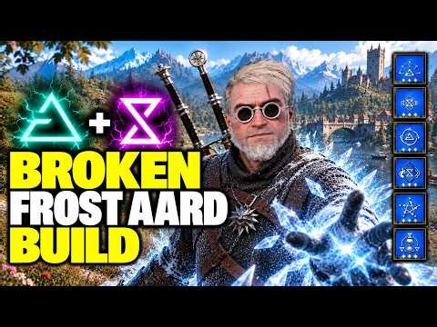 Turn AARD Into a DEADLY FROST WEAPON! The Ultimate Sign Build with PC Mutation| Witcher 3 Remastered