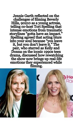 Jennie Garth Says 90210’s Intense Storylines “Blurred Into” Young Actors’ Souls #jenniegarth #viral