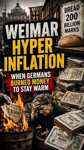 When Germans Burned Money To Stay Warm 🇩🇪 #shorts