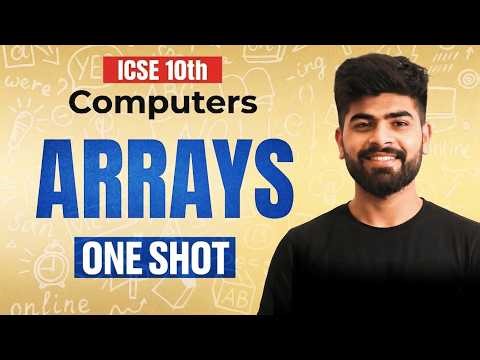 🚨 Arrays in Java Explained | ICSE Class 10 Computer Applications | ICSE 2026