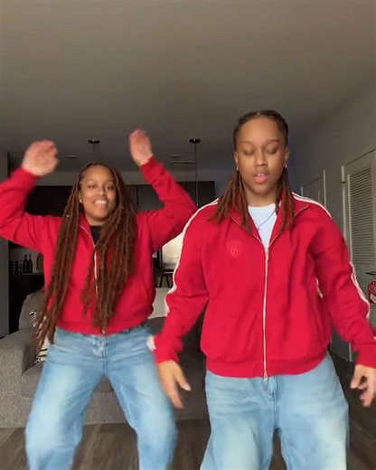 Meet Splashtwin Treona Andino — the electrifying dance duo you can't scroll past! 🔥🔥 Two powerhouse performers, perfectly synchronized, dressed in iconic matching red hoodies, moving with a rhythm and energy that’s absolutely magnetic. Whether they’re hitting a fierce street-style routine or dropping smooth, complex choreography, every move is pure fire. From TikTok to Instagram reels, these sisters (or twins?) are taking over feeds with their signature style: bold, unified, and impossible to 