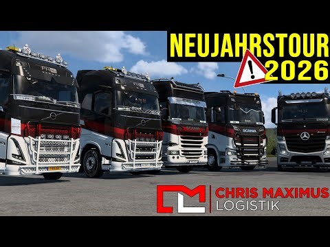 ETS2 TruckersMP ★ Neujahrstour 2026 I SonntagsTour 🔴 LIVE [3092] EURO TRUCK SIMULATOR 2