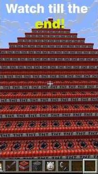 TNT Pyramid Vs Wolf 💀 #minecraft #shorts #gaming