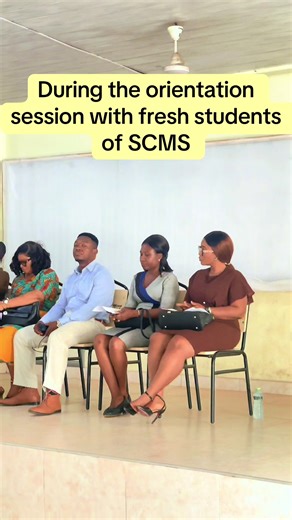 Welcoming Fresh Students at SCMS Orientation