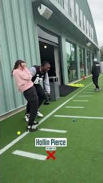 Eagles players try to catch a balloon before it deflates 🎈 #shorts