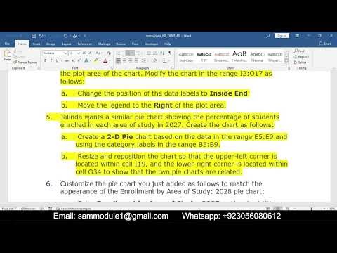 New Perspectives Excel 365 Module 4 SAM Project B | Pacific Crest College