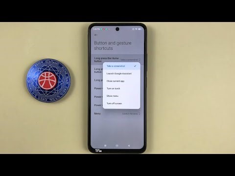 How to press the Home button to take a screenshot on Xiaomi Redmi 12 Android 13