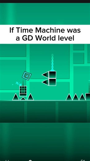 "Time Machine" as a Geometry Dash WORLD Level #geometrydash #shorts