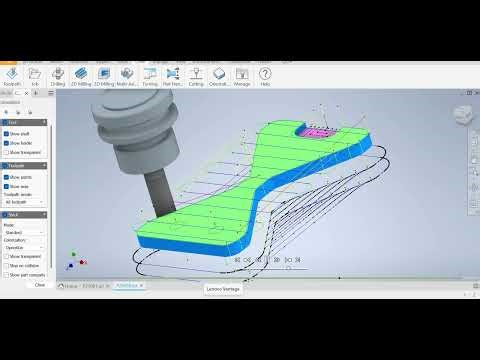 Computer Aided Manufacturing (CAM) pada pembuatan mechanical bracket menggunakan Autodesk Inventor.
