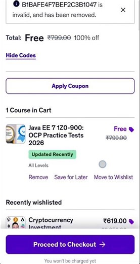 Udemy Paid Java Course FREE 🤯 Java EE 7 Practice Tests 2026