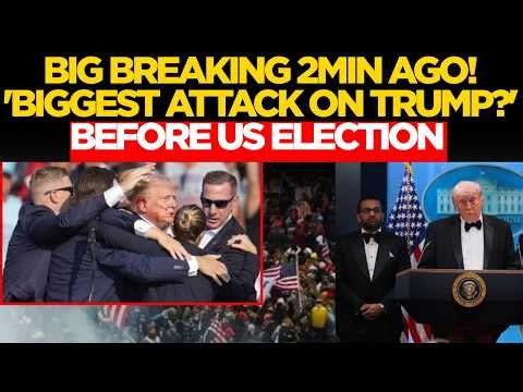Trump Attack News LIVE | President Trump rushed off the stage at White House | US News Live