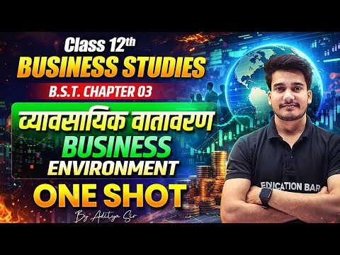 Business Studies Class 12 Chapter 3 | BUSINESS ENVIRONMENT | Bst Chapter 3 Oneshot