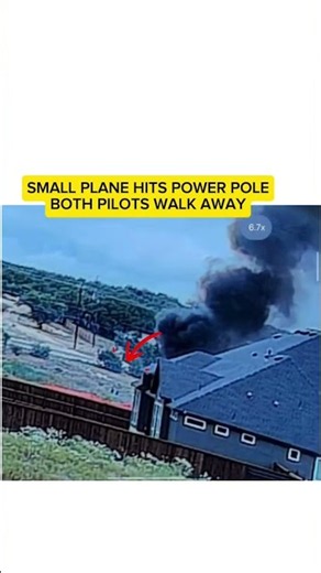 A small plane struck a power pole shortly after takeoff near Boerne, Texas,