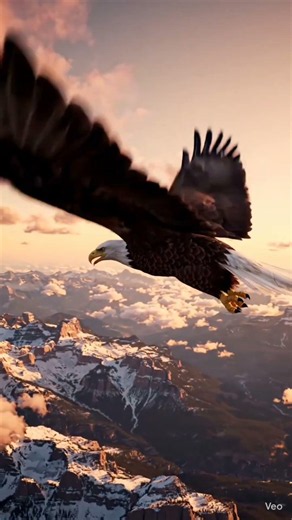 Majestic Bald Eagle Soaring Over America's Mountains 🦅 | 4K Cinematic Nature
