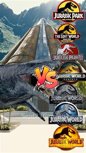 Mosasaurus Jurassic World vs Jurassic World All Dinosaurs